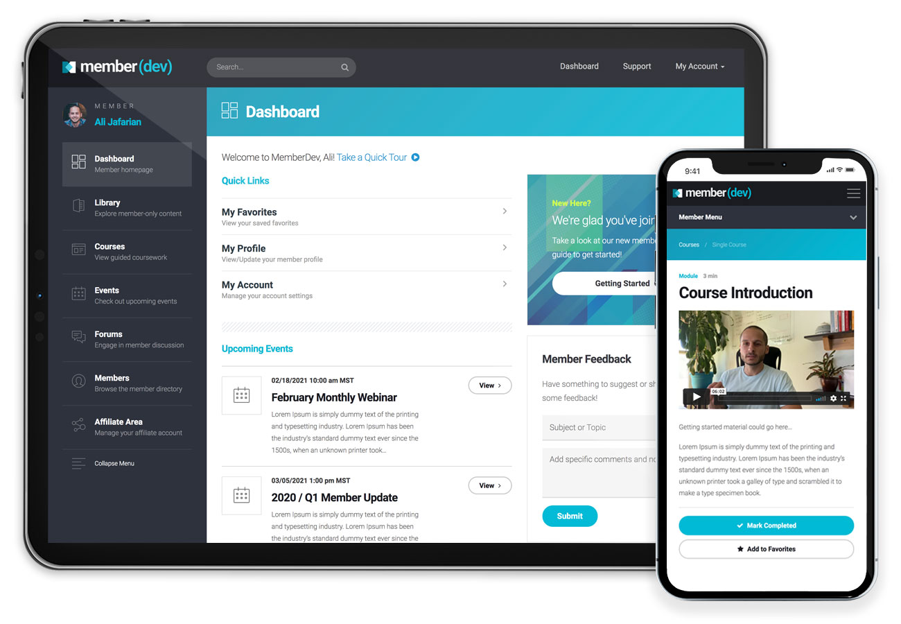 MemberDev Membership Platform